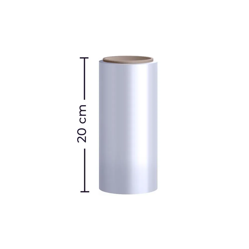 rollo stretch film transparente 20cms