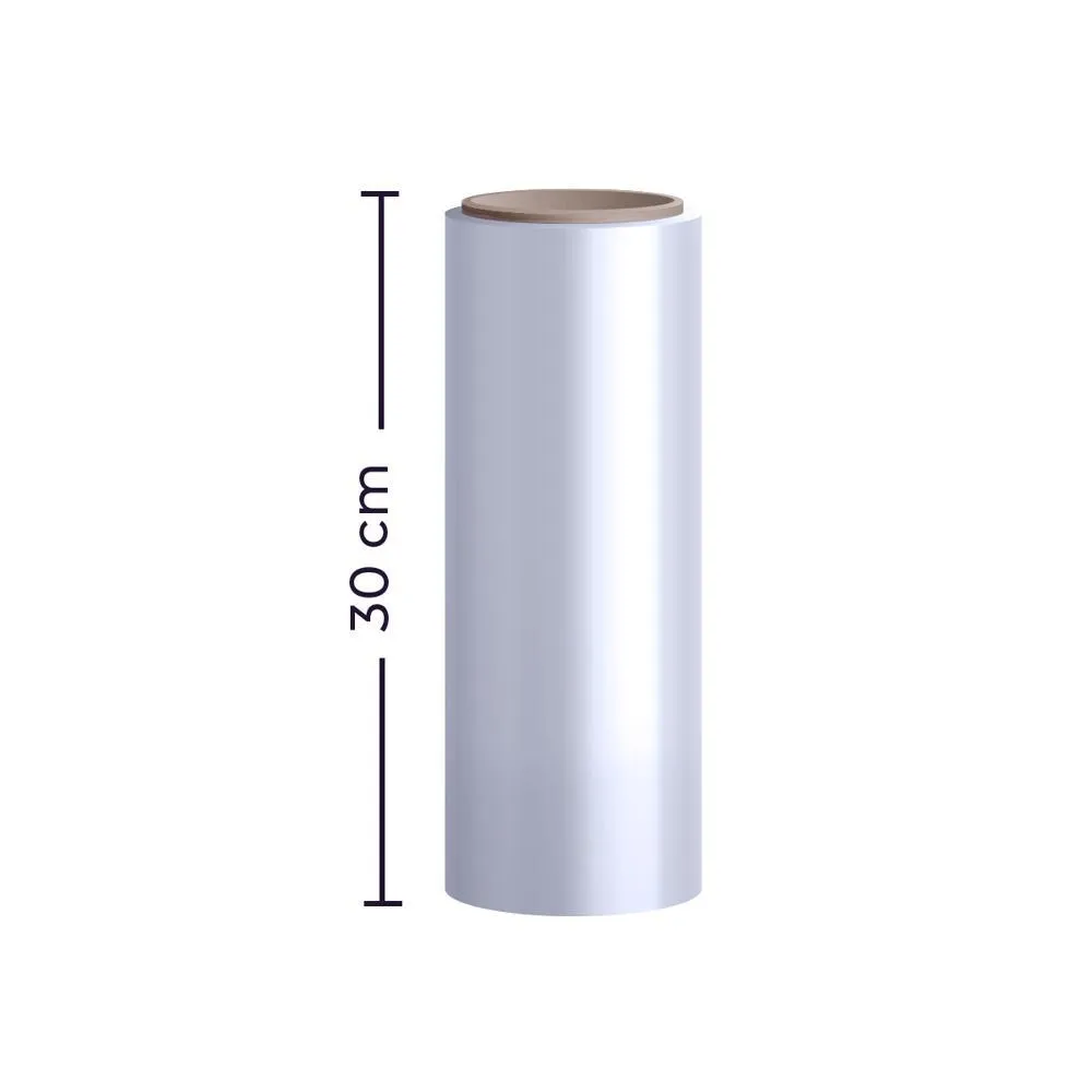 rollo stretch film transparente 30cms