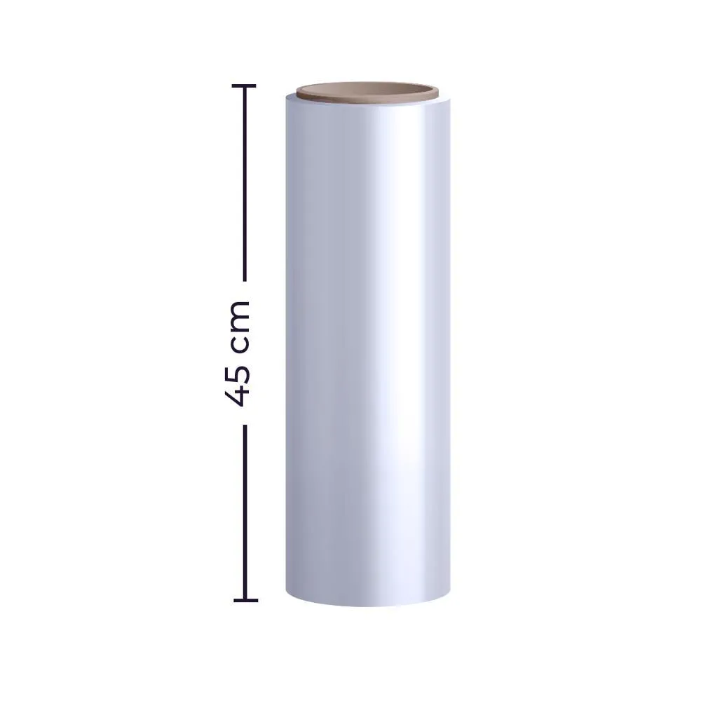 rollo stretch film transparente 45cms